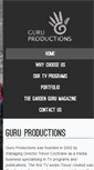 Mobile Screenshot of guruproductions.tv